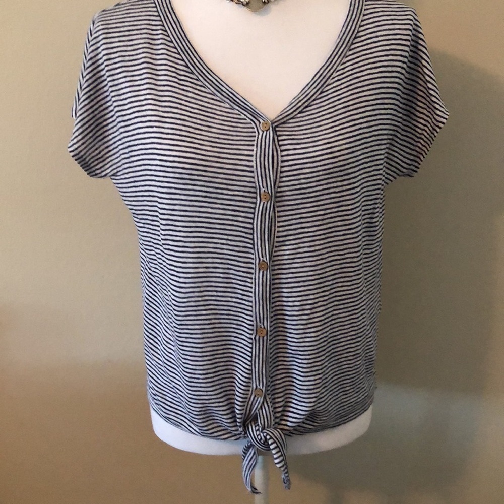 RACHEL ZOE Tie Front Top